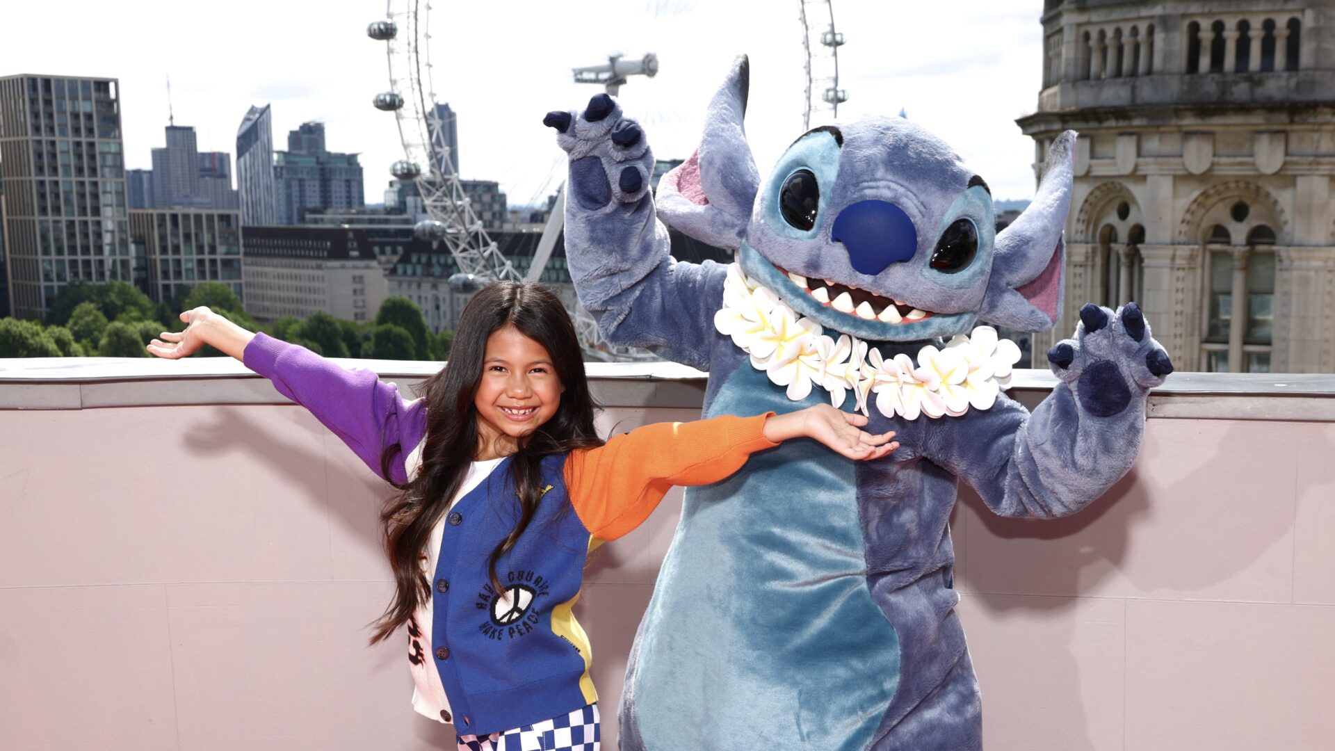 Maia Kealoha and Stitch