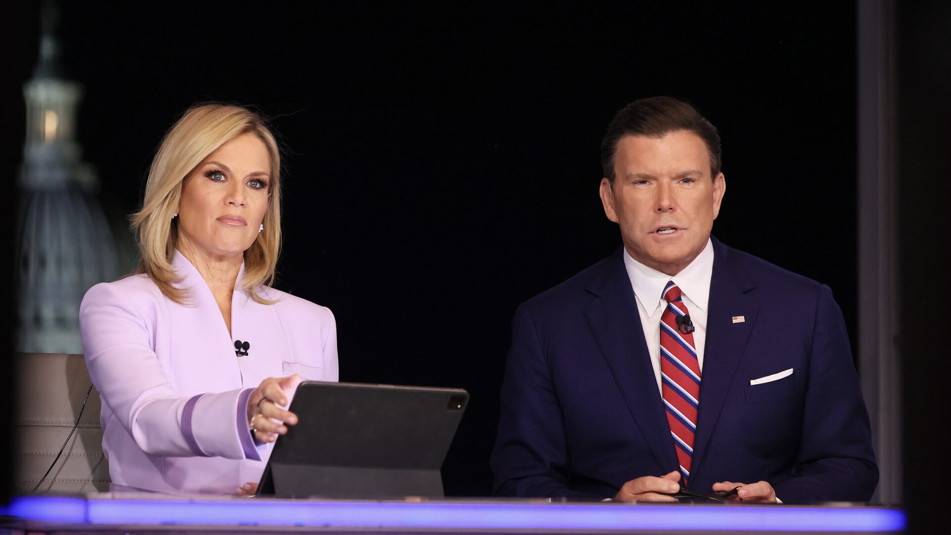 Martha MacCallum and Bret Baier